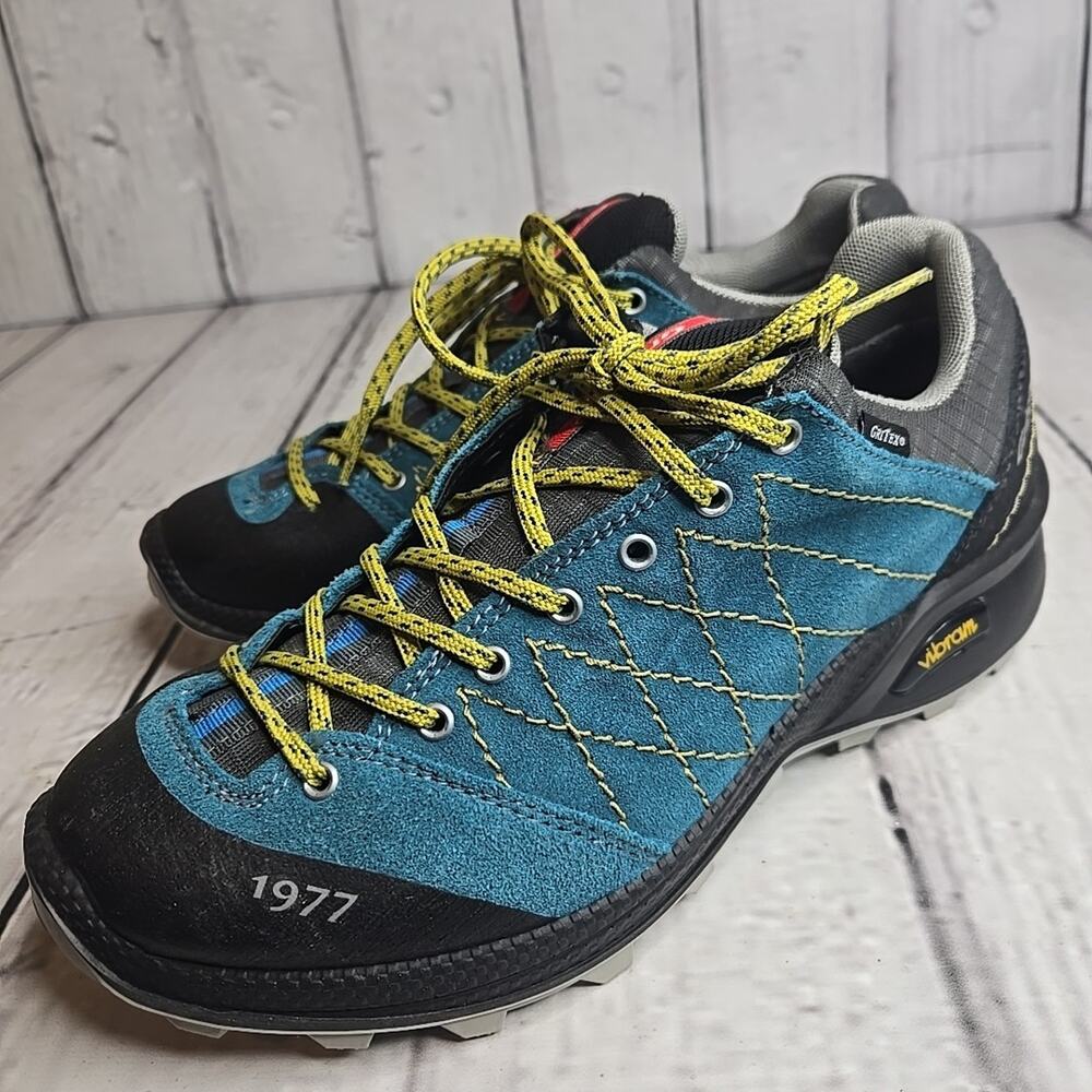 Grisport Treviso Waterproof Hiking Walking Shoes Teal Black Womens Size 8 EU 39 - Picture 4 of 11